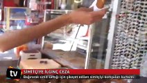 Ceza alan simitçi geçinebilmek için bağırmaya devam ediyor