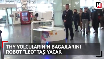 THY yolcularının bagajlarını robot “Leo” taşıyacak