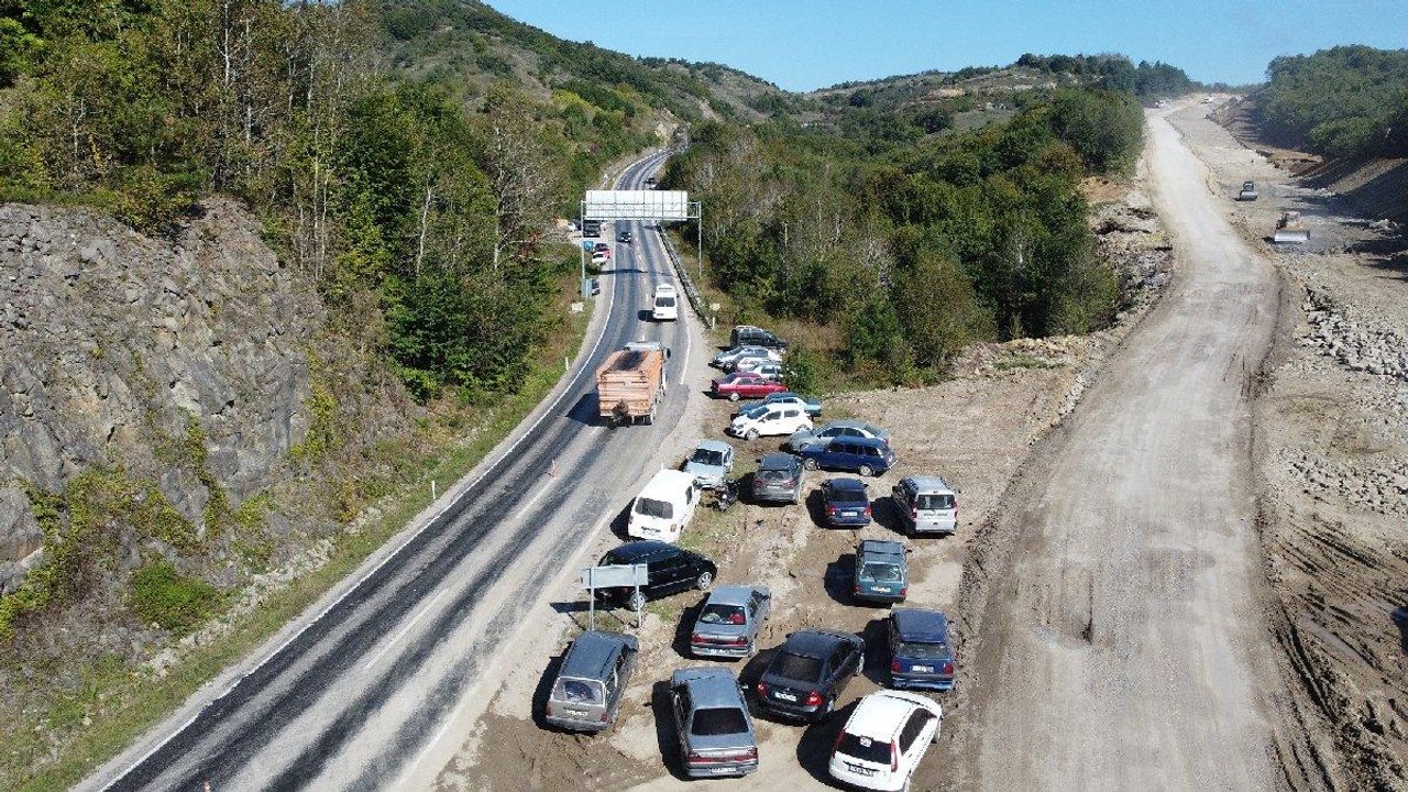 Kestane için uzun araç kuyruğu