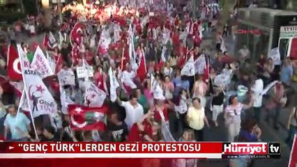 GENÇ TÜRKLERDEN TAKSİM GEZİ PARKI'NA DESTEK EYLEMİ