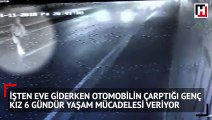 Bağcılar’da lüks araç genç kıza böyle çarpıp kaçtı