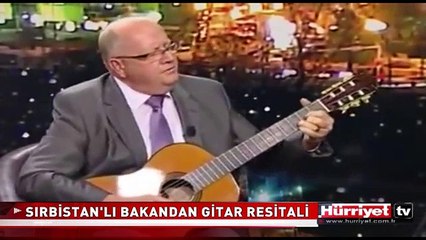 SIRBİSTANLI BAKANDAN GİTAR RESİTALİ