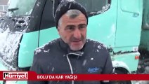 Kar kalınlığı Bolu Dağı’nda 20 santime ulaştı