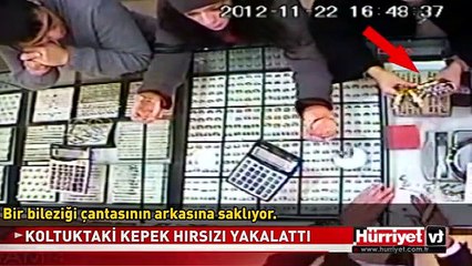 KOLTUKTAKİ KEPEK HIRSIZI YAKALATTI