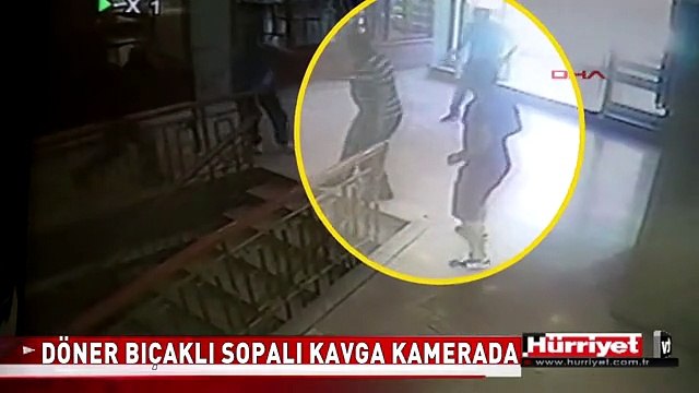 MALTEPE BAĞDAT CADDESİ'NDE DÖNER BIÇAKLI SOPALI KAVGA