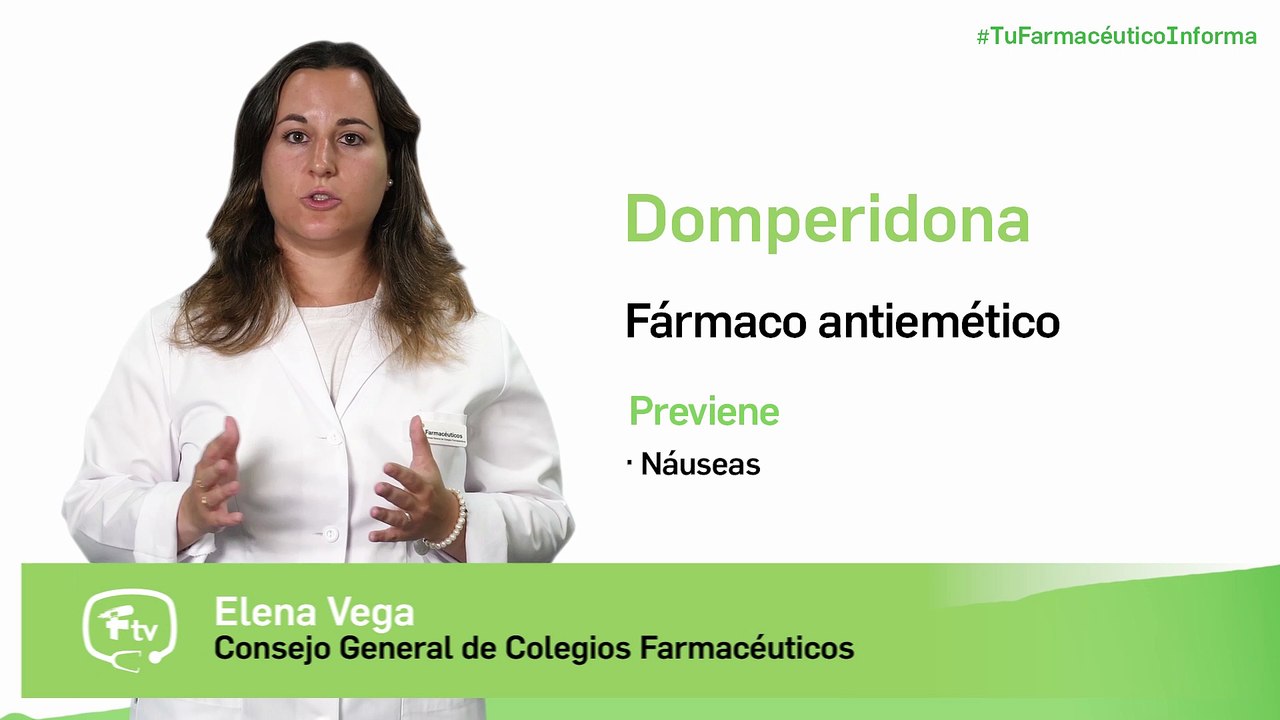 Domperidona, cuándo y cómo debemos tomarla - #TuFarmaceúticoInforma