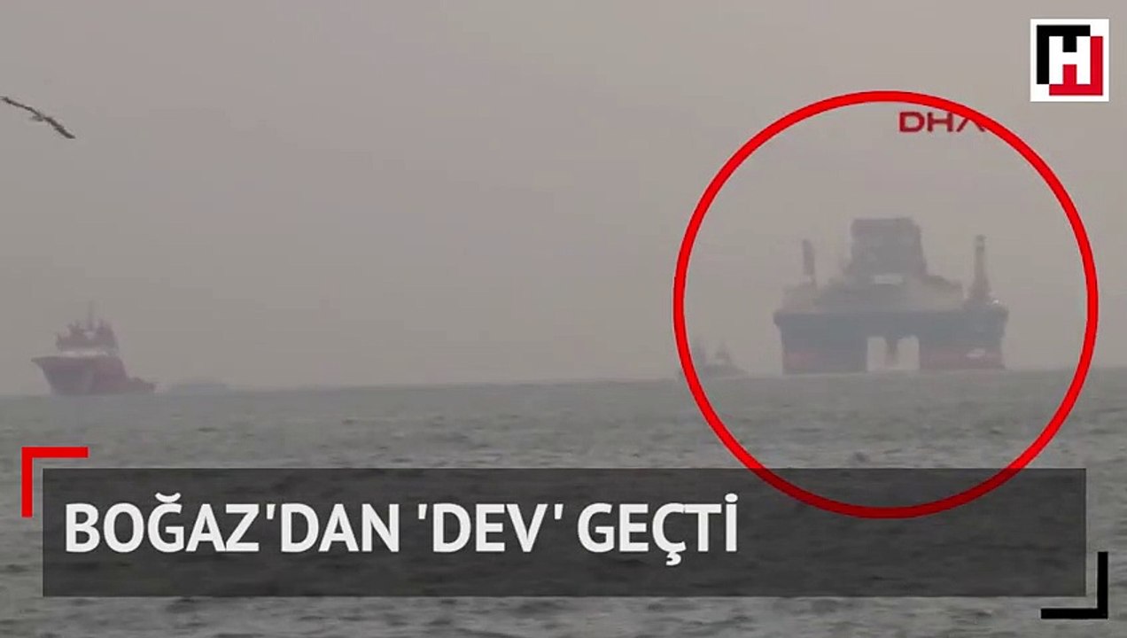Boğaz'dan 'dev' geçti