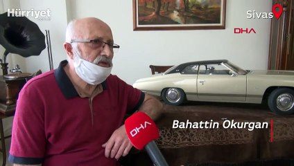 Tutkunu olduğu klasik otomobilin minyatürünü 36 yılda yaptı