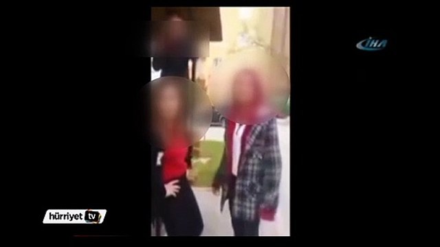 Kızlar kavga etti erkekler bahis oynadı!