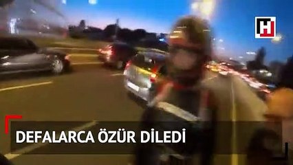 İstanbul'da son zamanlarda özlenen görüntü! Defalarca özür diledi