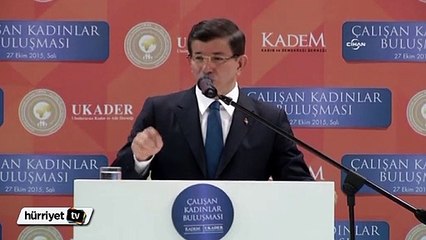 Davutoğlu: Bakmayın makarna kömür edebiyatı yapanlara