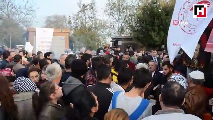 Bedava balık ekmek izdihamı