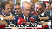 Bahçeli, gazetecilerin sorularını cevapladı