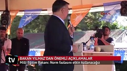 Bakan Yılmaz: Norm fazlasını etkin kullanacağız