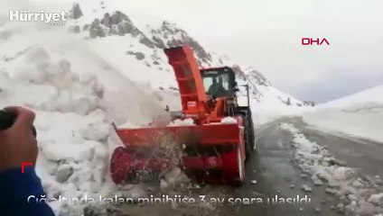 Van'da çığ altında kalan minibüse 3 ay sonra ulaşıldı