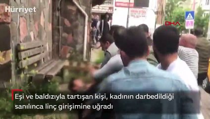 Eşi ve baldızıyla tartışan kişi, kadının darbedildiği sanılınca linç girişimine uğradı