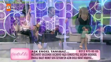 Bedensel engelli balet Mehmet Öztürk'ün azim dolu hikayesi