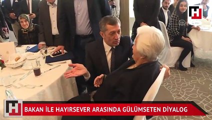 Milli Eğitim Bakanı Selçuk ile hayırsever arasında gülümseten diyalog