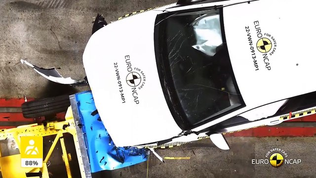 La berline Volkswagen Golf obtient cinq étoiles aux crash-tests Euro NCAP 2022