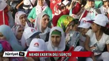 Bakan Mehdi Eker'in Diyarbakır konuşmasında dili sürçtü
