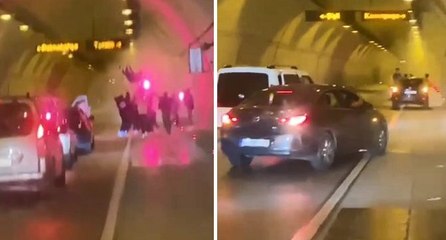 Asker eğlencesi için Kağıthane Tüneli’ni kapattılar