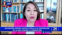 Acusación contra Pedro Castillo apela a Convención de la ONU contra la corrupción