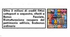 Salerno - Bonus facciate e falsi crediti d'imposta: sequestri per oltre 5 milioni (14.10.22)