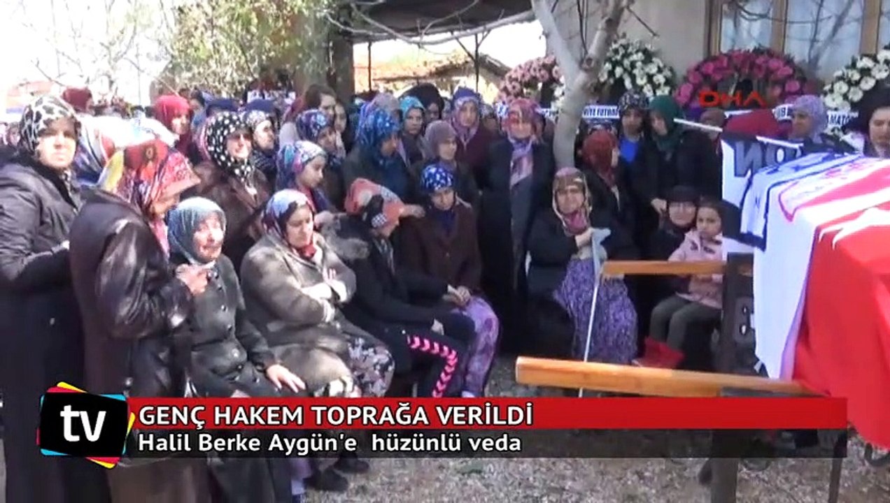 Genç hakem adayına hüzünlü veda