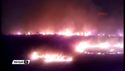 Diyarbakır Barın Köyü'nde büyük yangın