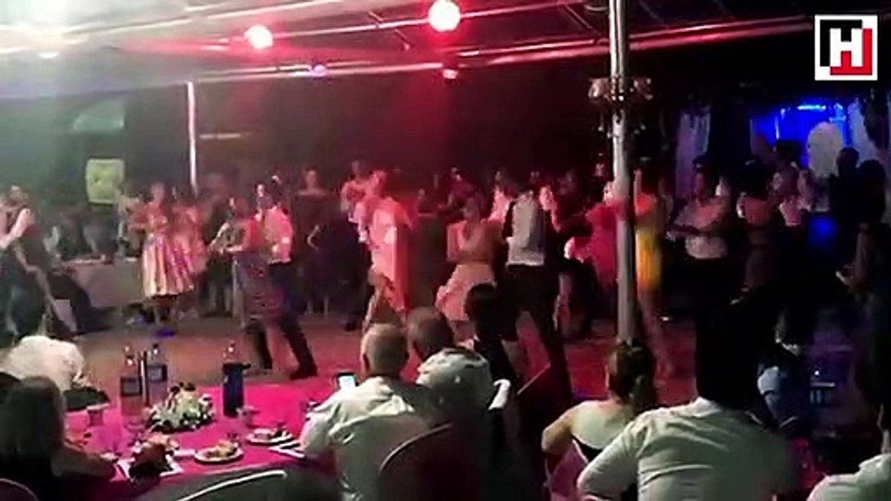 Böyle olur dansçıların düğünü