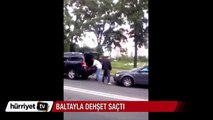 Rusya'da baltalı sürücü dehşet saçtı