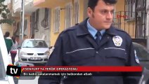 Polise yakalanmamak için balkondan atladı