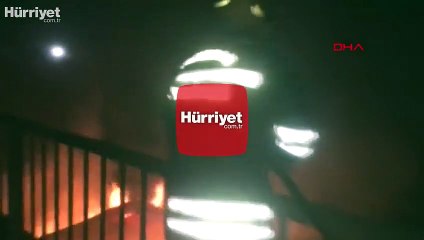 Trabzon'da balıkçı barınağı yandı