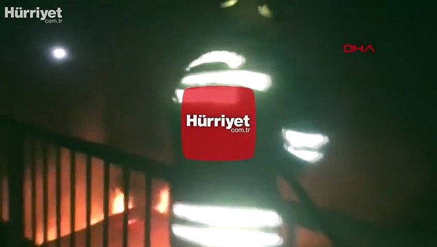 Trabzon'da balıkçı barınağı yandı