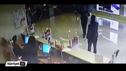 Kahramanmaraş'ta banka soygunu kamerada