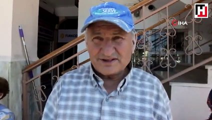 Yaşlı çiftin minare tepesinde ekmek mücadelesi