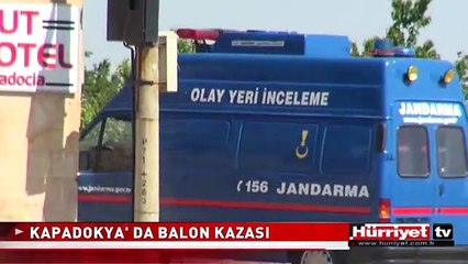 KAPADOKYA' DA FECİ BALON KAZASI