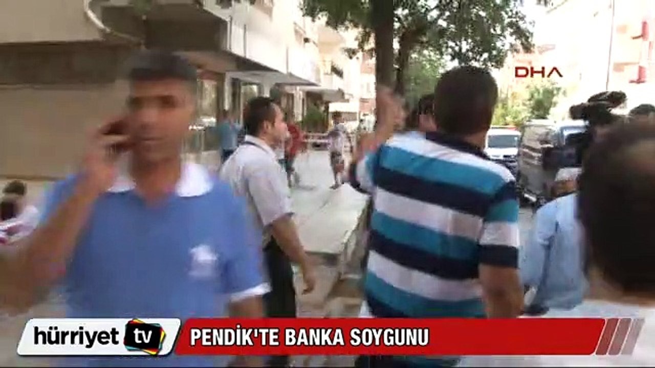 Pendik'te banka soygunu