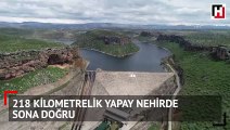 Diyarbakır'da 218 kilometrelik yapay nehirde sona doğru