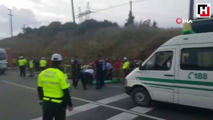 Bandırma'da feci otobüs kazası