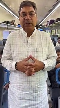 Satish Poonia VIDEO : गुजरात पहुंच 'रिपोर्टर' बने BJP प्रदेशाध्यक्ष! ट्रेन से कर डाली रिपोर्टिंग