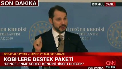 Berat Albayrak, KOBİ destek paketini açıkladı