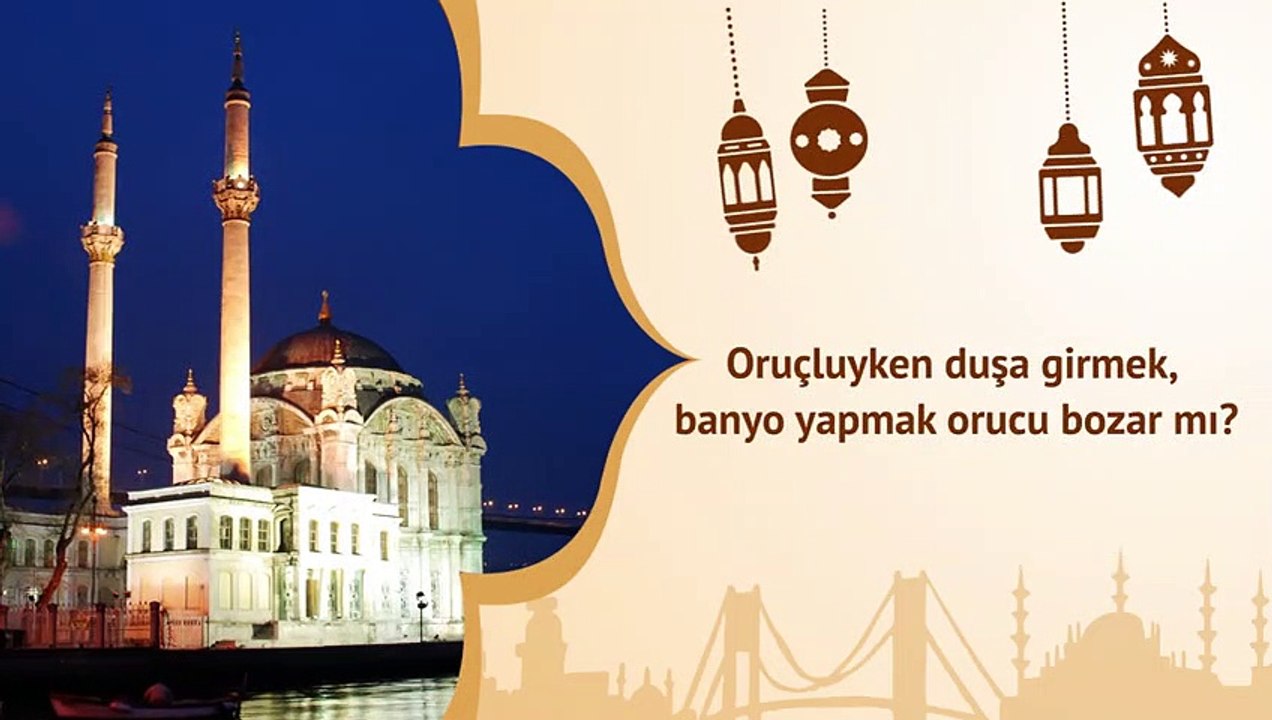 Oruçluyken duşa girmek, banyo yapmak orucu bozar mı?