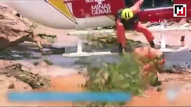 Brezilya'da baraj çöktü