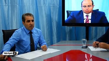 Canlı yayında ağzı bantlı terör protestosu