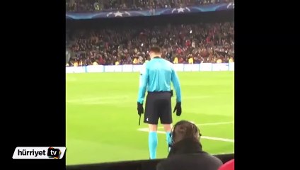 Türk taraftar Göçek'e 'Hüseyin abii' diye bağırdı