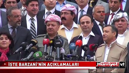 BARZANİ: ERDOĞAN VE ÖCALAN'I TAKDİR EDİYORUZ