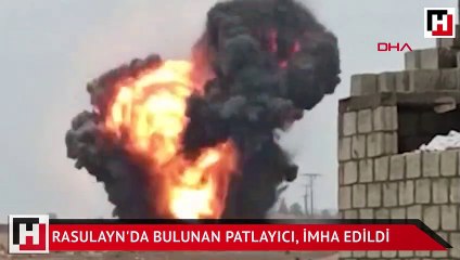 Rasulayn'da bulunan patlayıcı, imha edildi
