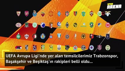 UEFA Avrupa Ligi’nde gruplar belli oldu