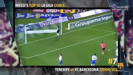 Messi'den La Liga tarhine damga vuran en iyi 10 gol!